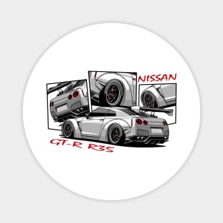 Nissan GTR R35, GT-R, JDM Car Magnet